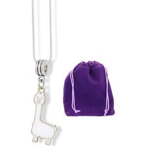 Llama Gift or Alpaca Charm Necklace